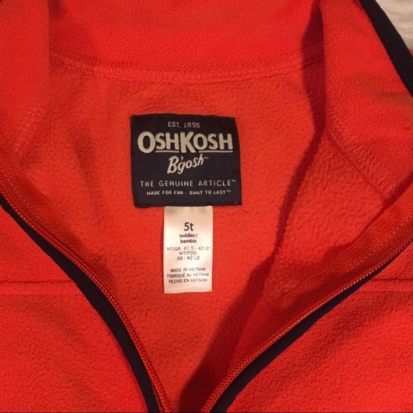 [OshKosh] Fleece Jacket - Picture 5 of 5